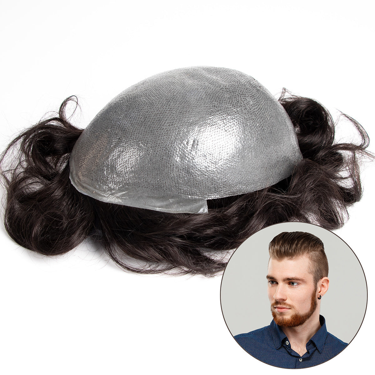 GEXWIGS 0.08-0.1mm Thin Skin Toupee Hair Replacement Durable | TS.