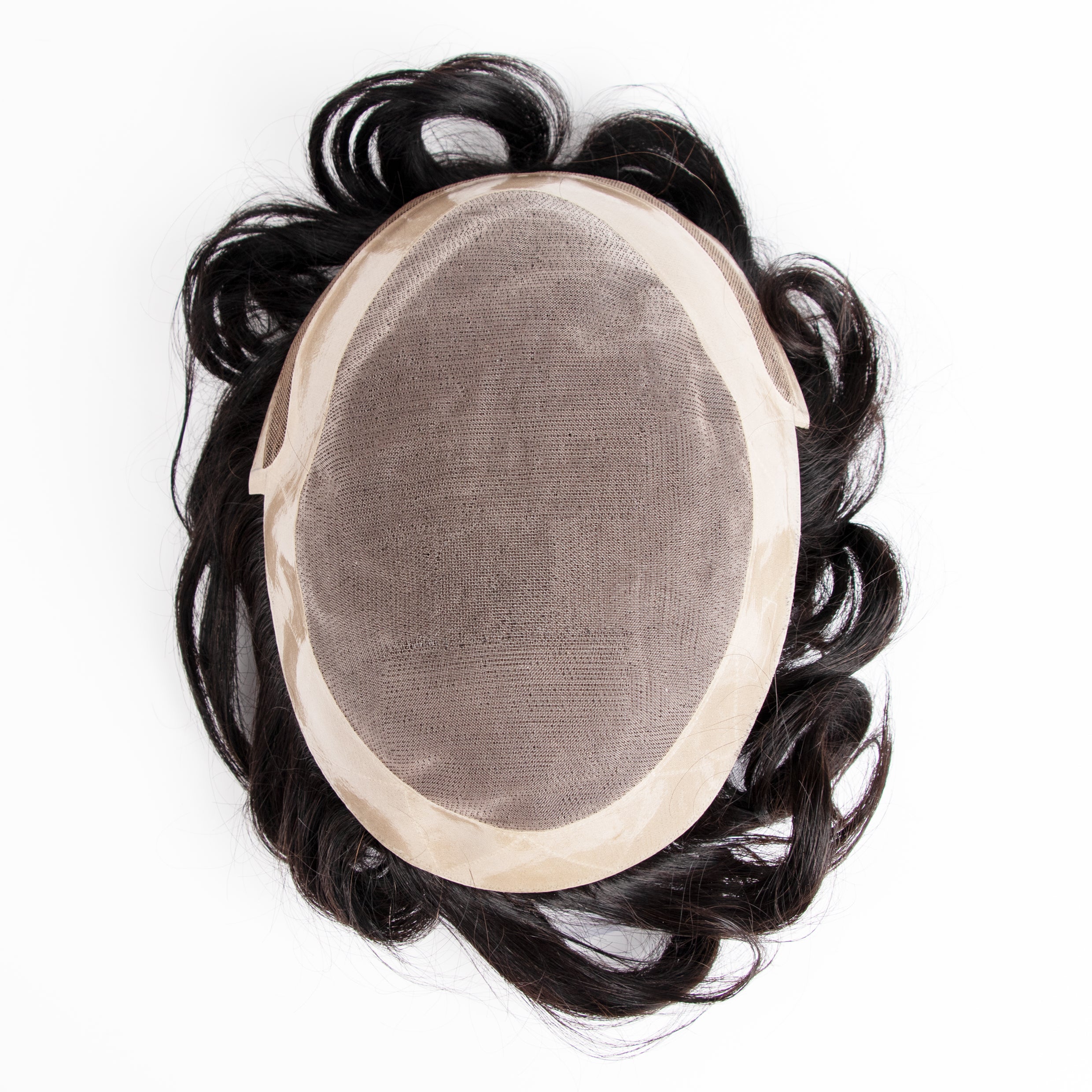 GEXWIGS New Lace Front Asian Lace with Fine Mono PU Around Toupee | Dzire.