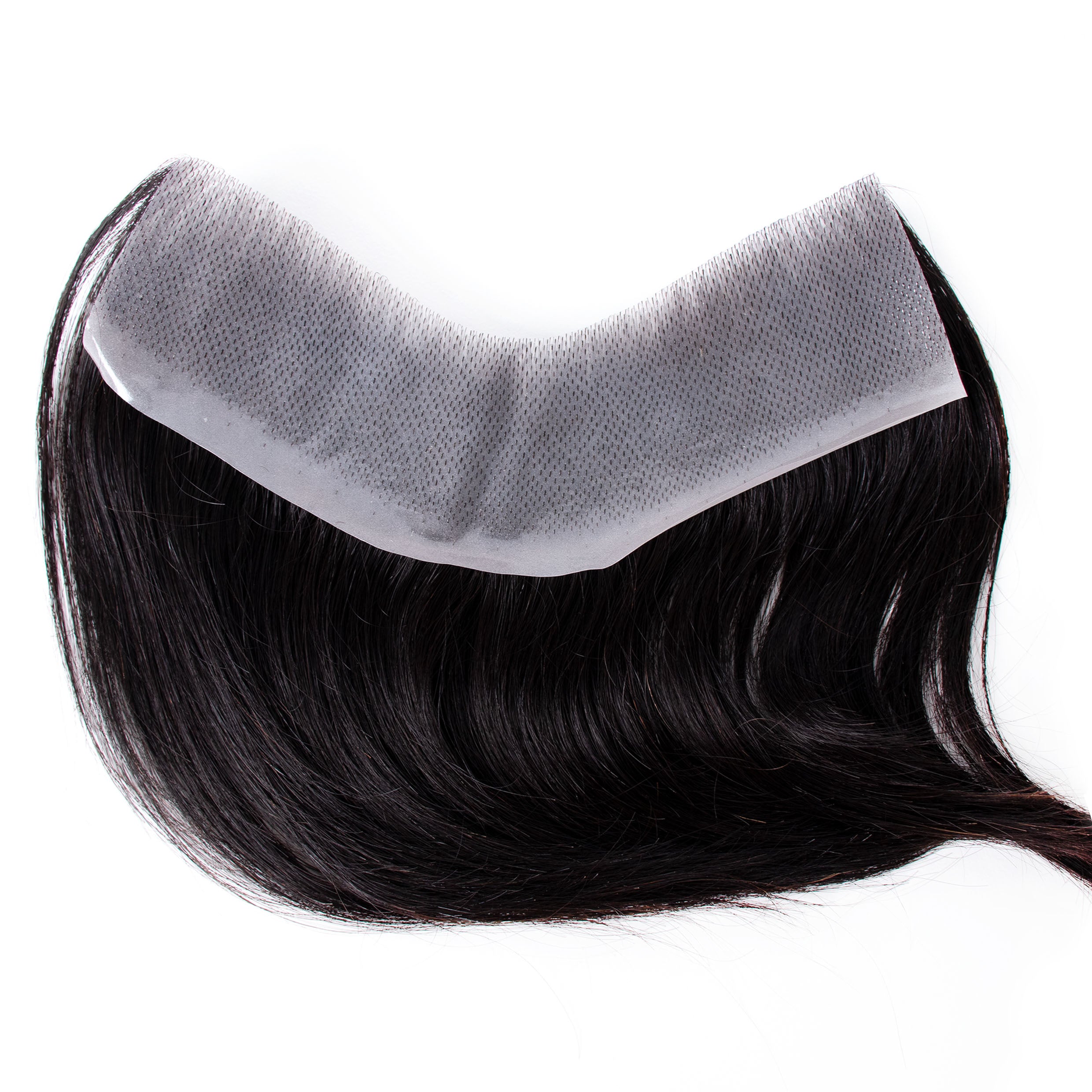 GEXWIGS Men's Frontal Hairpieces Natural HairLine 0.08mm Thin Skin Base
