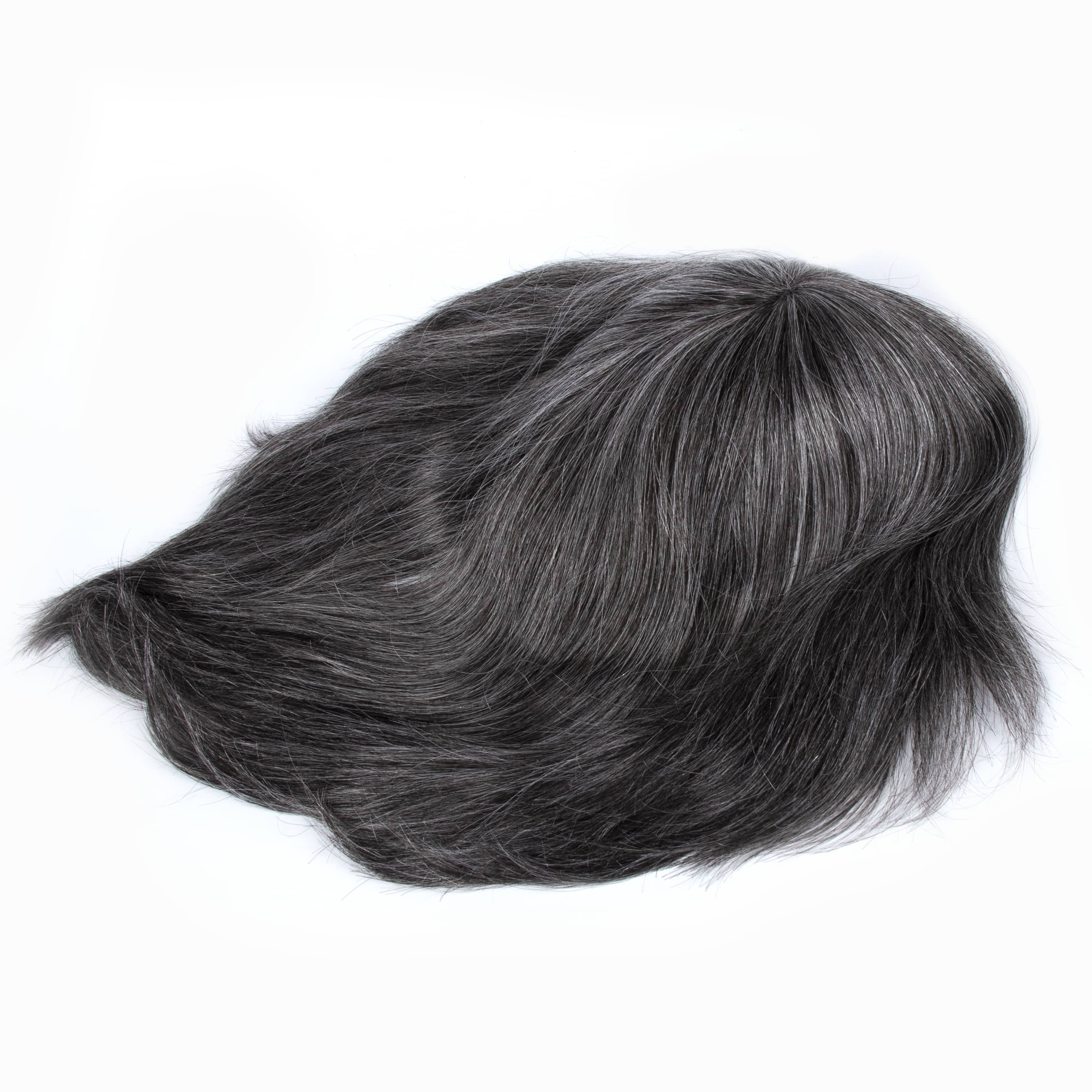 GEXWIGS 8 inch Thin Skin Injected Hair Wigs for Men European Hair