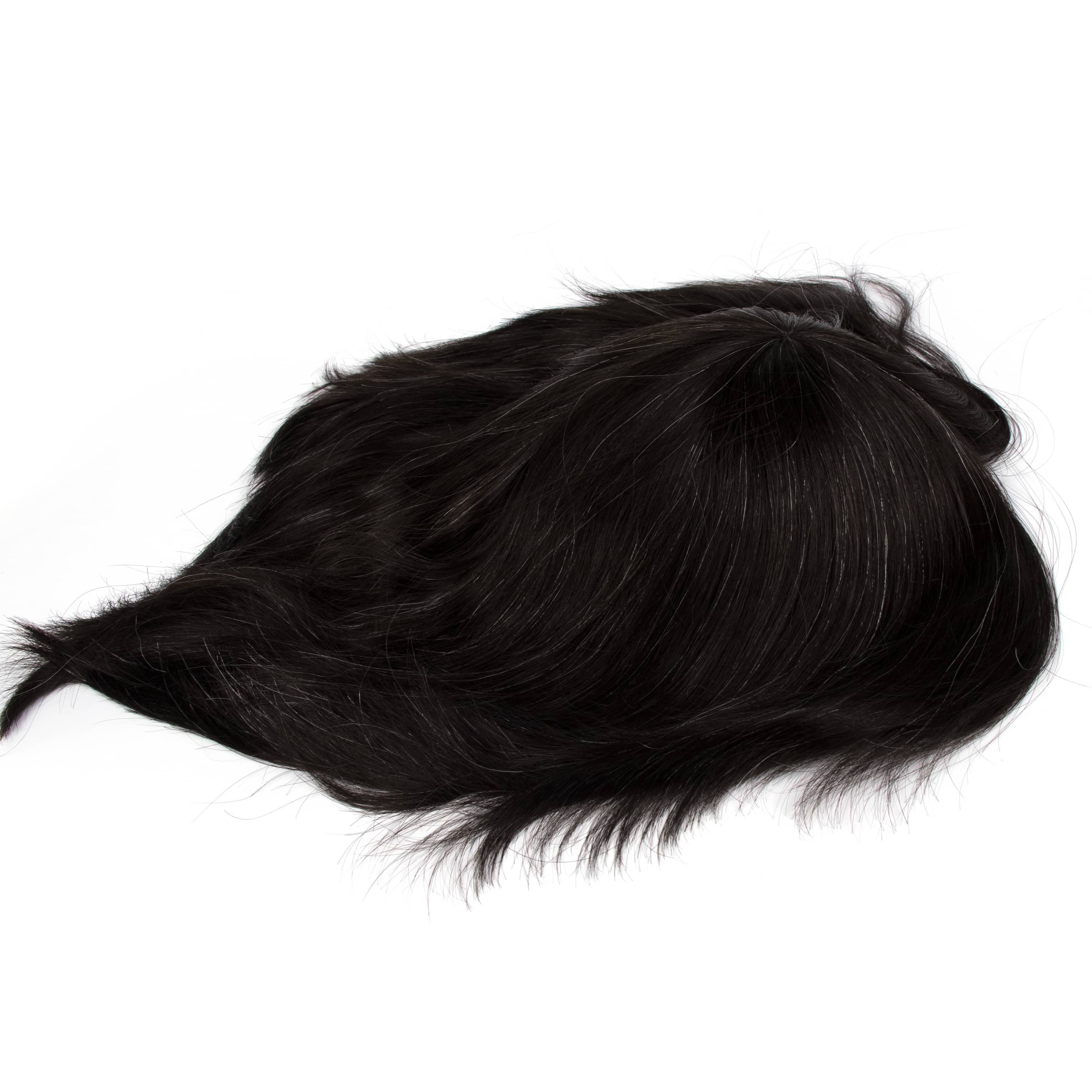 GEXWIGS 8 inch Thin Skin Injected Hair Wigs for Men European Hair
