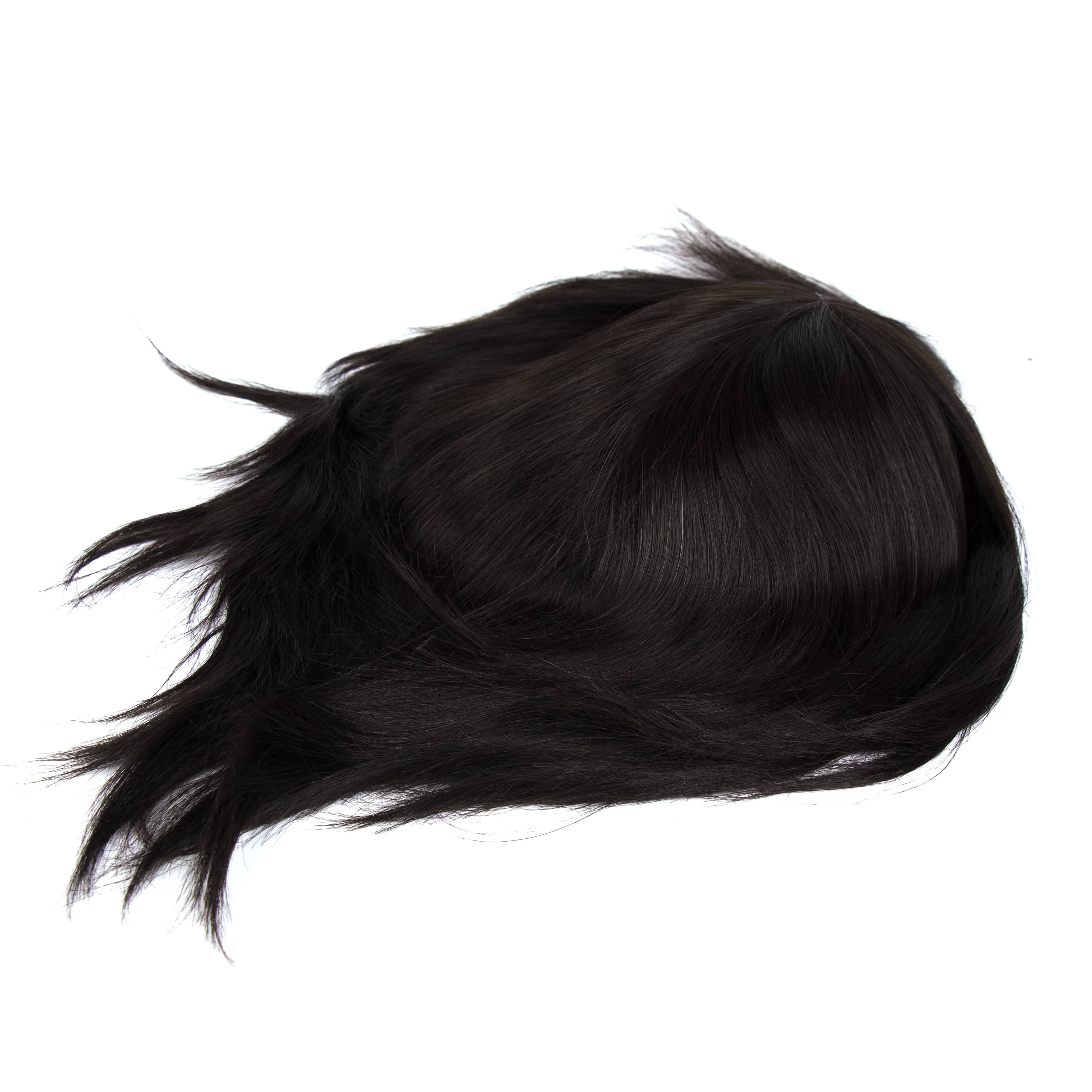 GEXWIGS 8 inch Thin Skin Injected Hair Wigs for Men European Hair