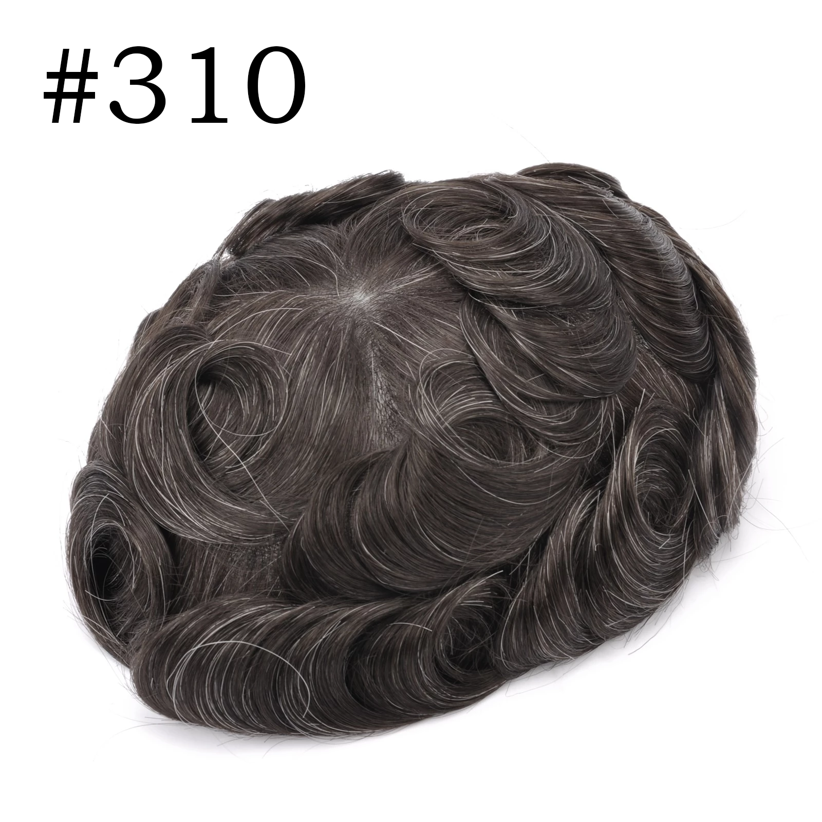 GEXWIGS Q6 Mens Toupee French Lace Base with Thin Skin Hairpieces | Q6.