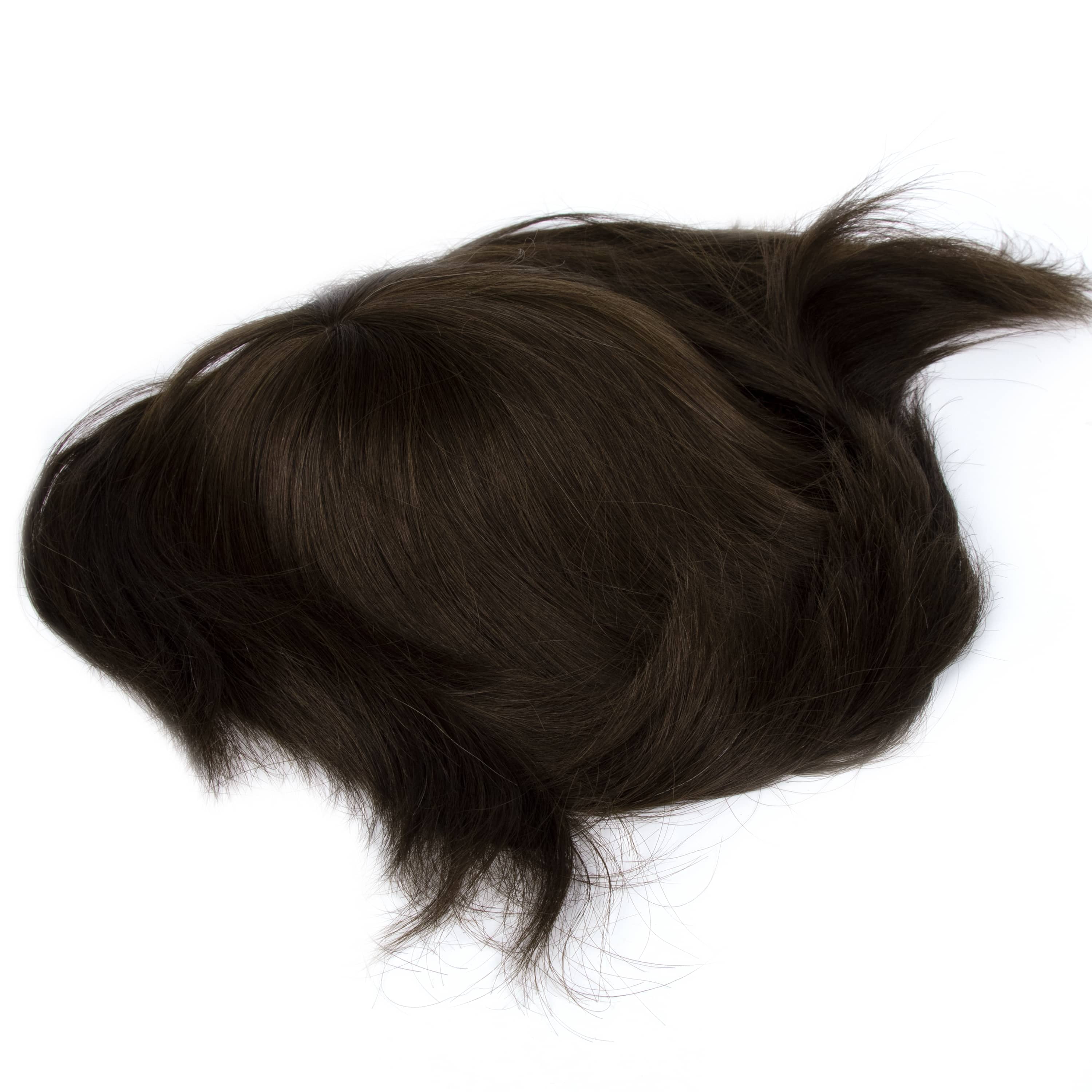 GEXWIGS 8 inch Thin Skin Injected Hair Wigs for Men European Hair