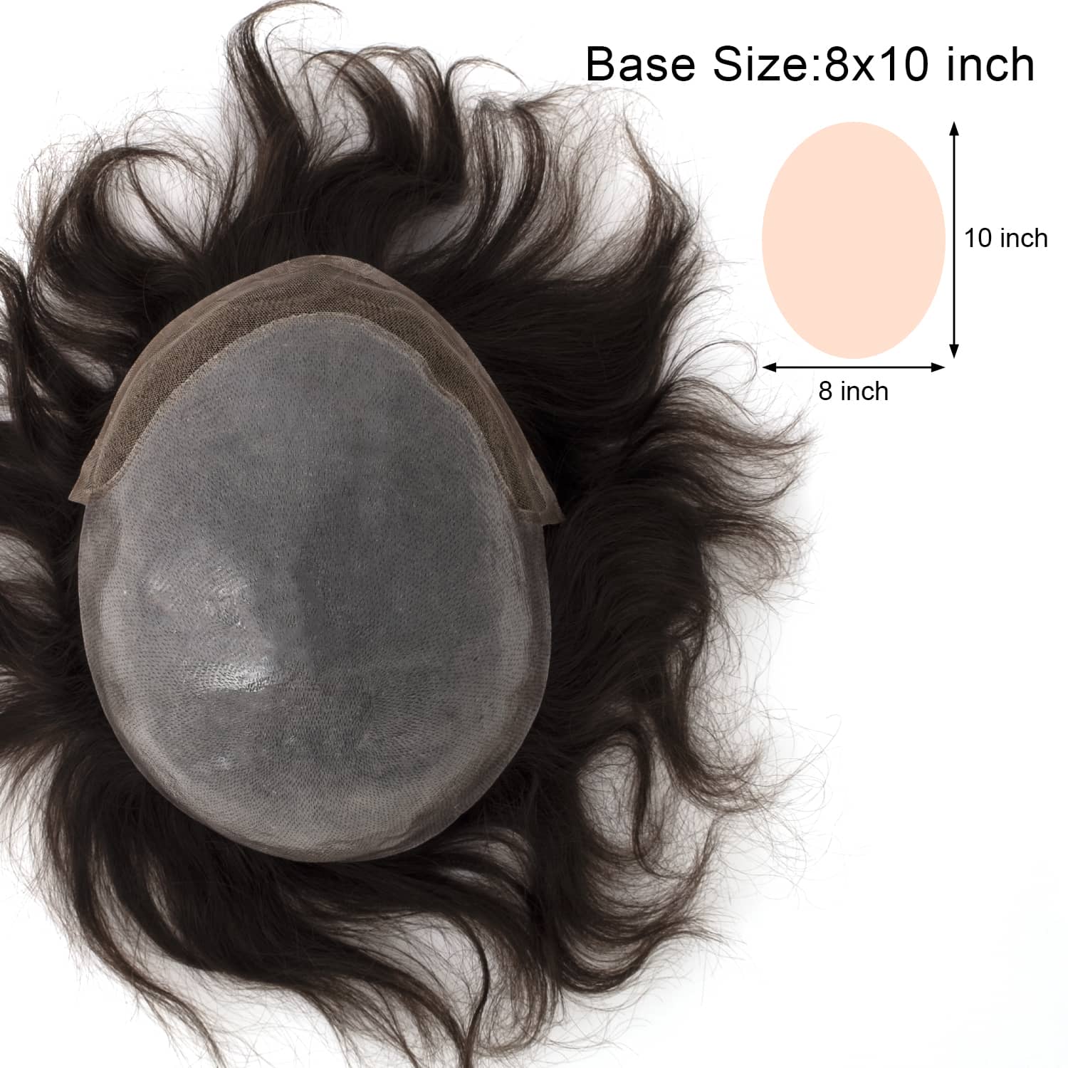 B-FTS | French Lace Front with Thin Skin Hair System Toupee