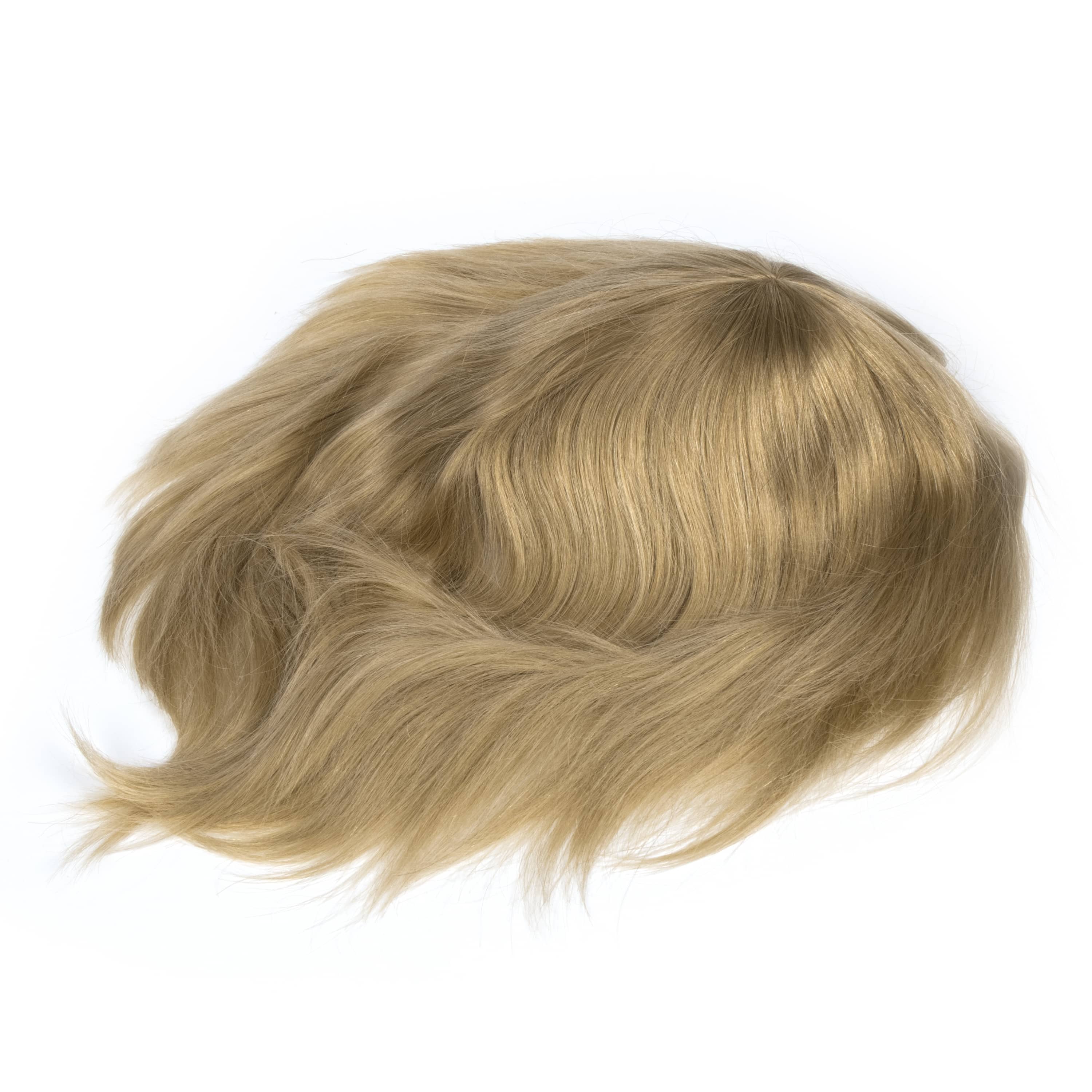 GEXWIGS 8 inch Thin Skin Injected Hair Wigs for Men European Hair