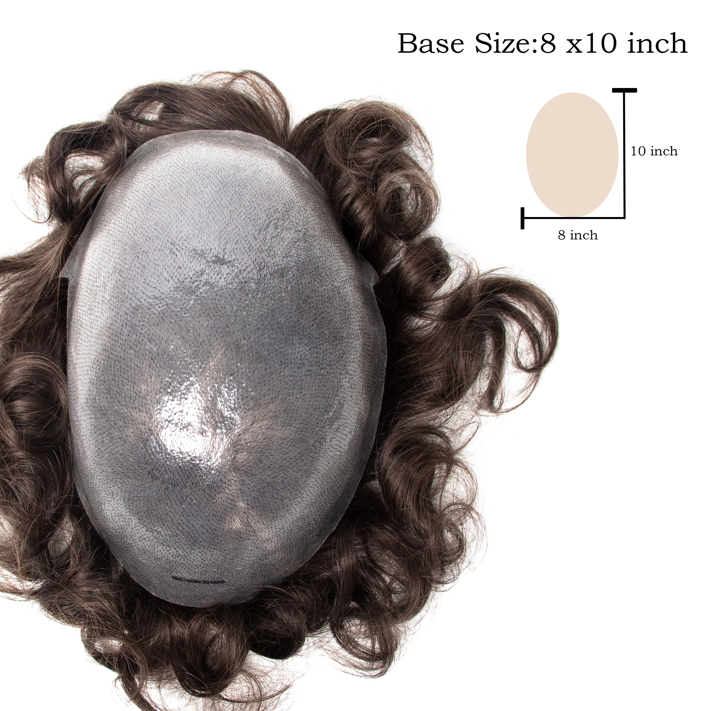 GEXWIGS Toupee 0.03-0.04mm Ultra Thin Skin Hair Systems-Most Natural | NG.