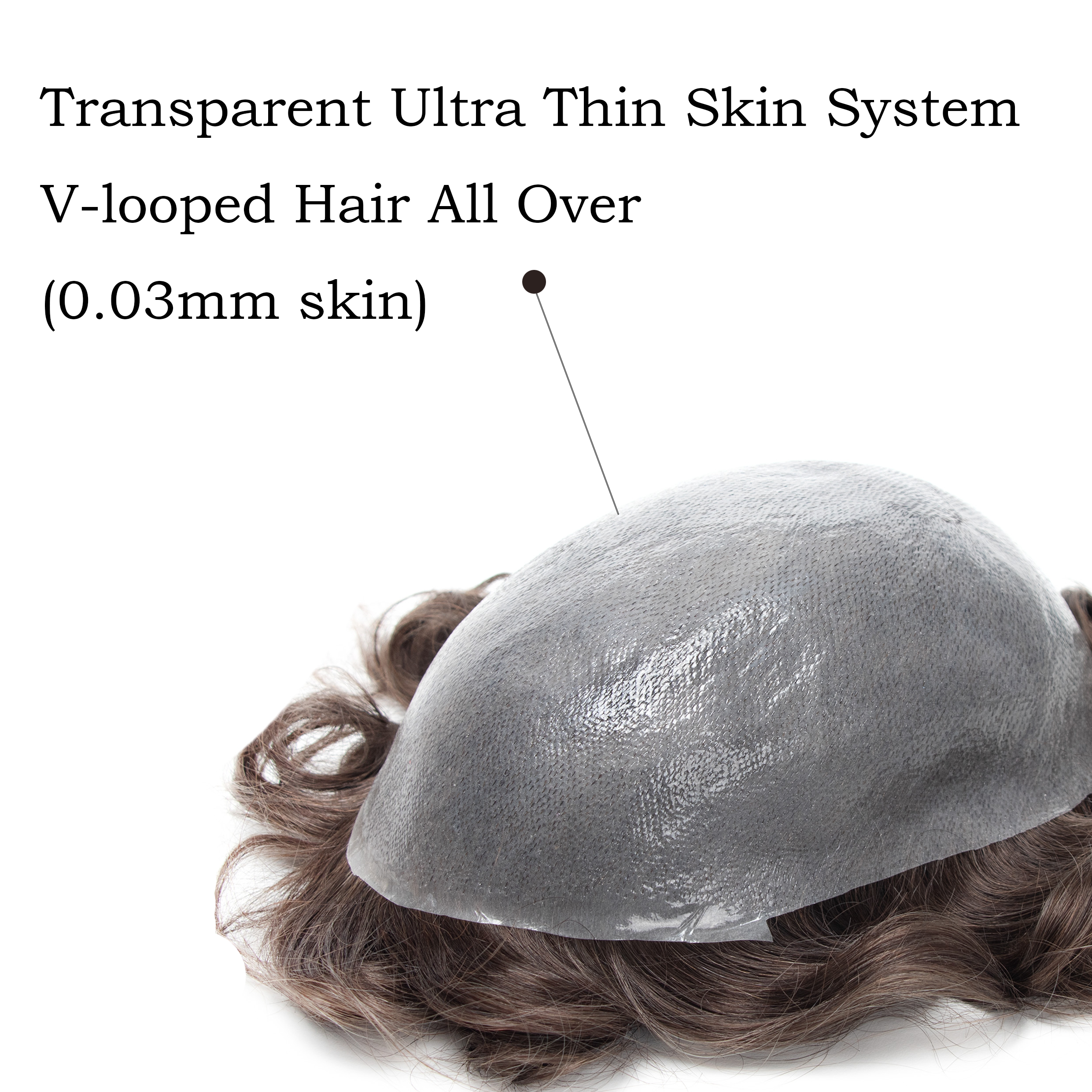 GEXWIGS Toupee 0.03-0.04mm Ultra Thin Skin Hair Systems-Most Natural | NG.